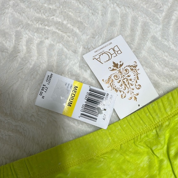 Becca “Zesty” Neon Wrap Cover-Up Dress Size Medium NWT – Beach & Resort Wear - Picture 5 of 9